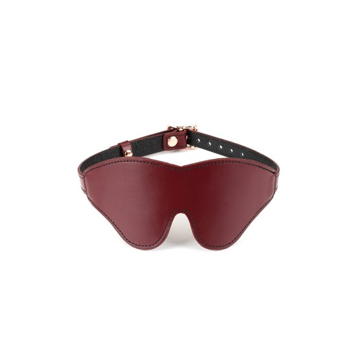 Liebe Seele Wine Red Leather Blindfold