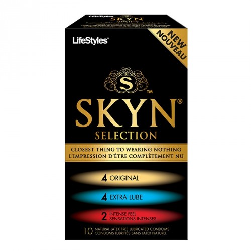 LifeStyles SKYN Selection Non Latex Condoms 10 Pack Front