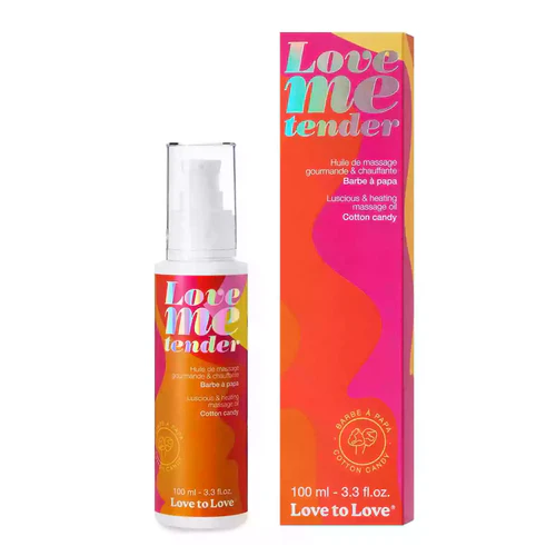 Love to Love Love Me Tender Massage Oil 100mL Cotton Candy
