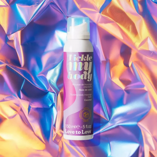 Love to Love Tickle My Body Massage Foam 150mL Coconut