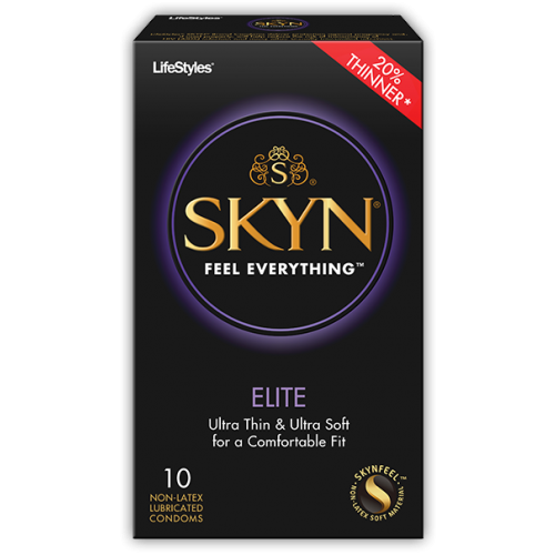 LifeStyles SKYN Elite Non-Latex Condoms 10 Pack Front
