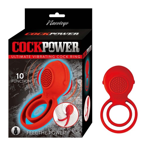 Nasstoys Cockpower Ultimate Vibrating Ring Red