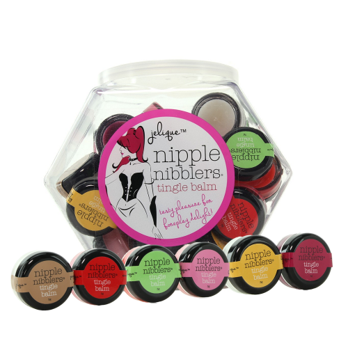 Jelique Products Nipple Nibblers Mini Jars Assorted Flavors