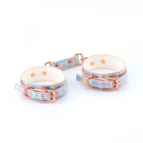 NS Novelties Cosmo Bondage Wrist Cuffs Rainbow