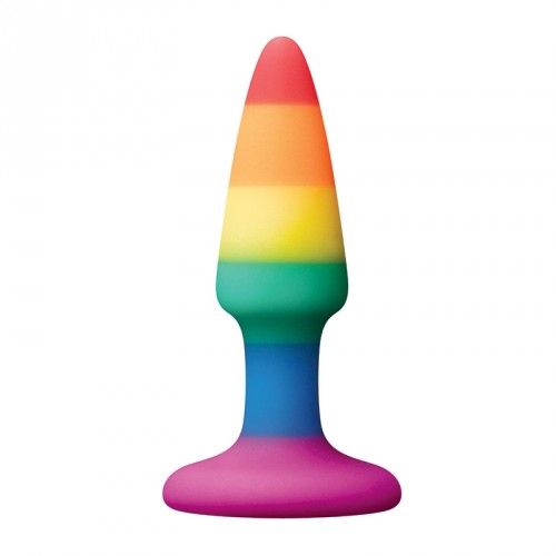 NS Novelties Pride Edition Pleasure Plug Rainbow Mini 3.5"