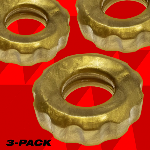 Oxballs Superhuj Cock Ring 3 Pack Bronze 