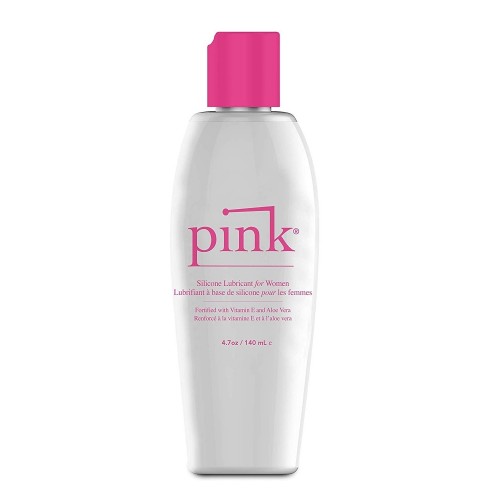 Pink Silicone Lubricant for Women 4.7oz HUSH Canada 1