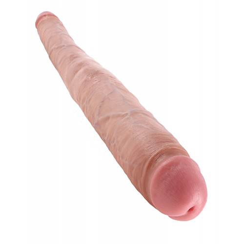 Pipedream King Cock 16" Tapered Double Dildo White