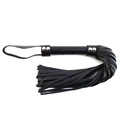 Rouge Garments Leather Flogger H Style Black