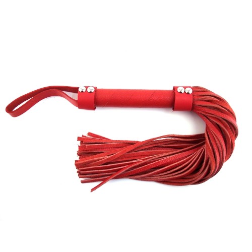 Rouge Garments Leather Flogger H Style Red