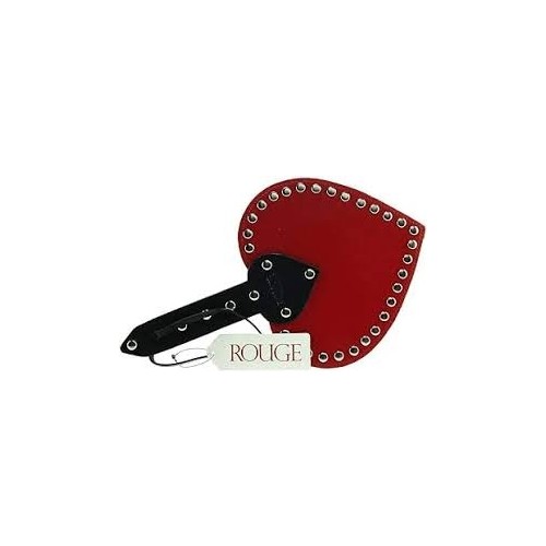 Rouge Leather Heart Paddle - Red