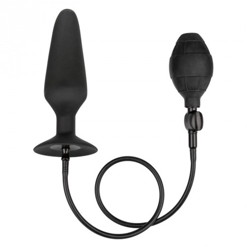 CalExotics Silicone Inflatable Anal Plug XL Black