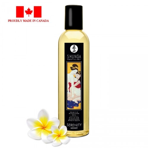 Shunga Erotic Massage Oil Serenity Monoi 8oz