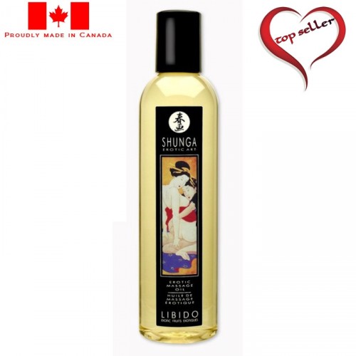 Shunga Erotic Massage Oil Libido Exotic Fruit 8oz
