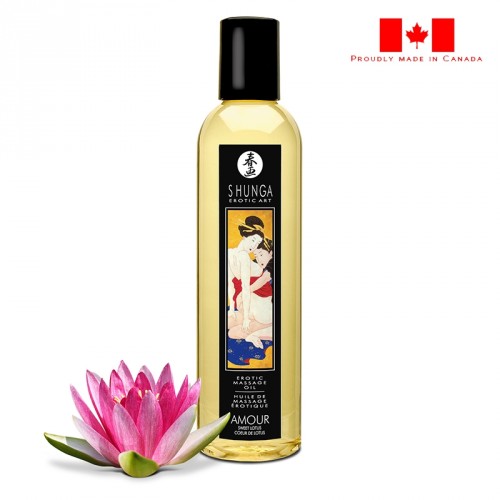 Shunga Erotic Massage Oil Sweet Lotus 8oz
