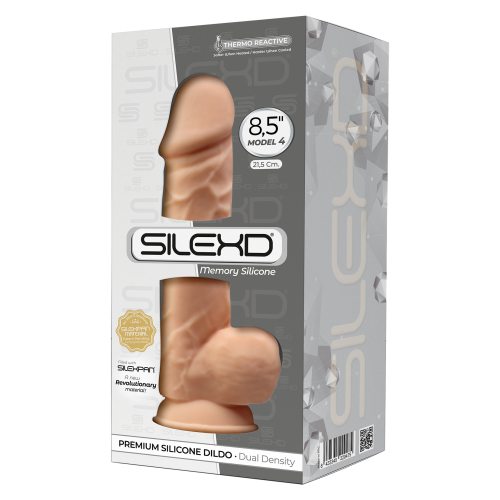 Silexd 8.5 "inch Model 4 - Flesh ,Thermo Reactive Premium Silicone Memory HUSH Canada 1