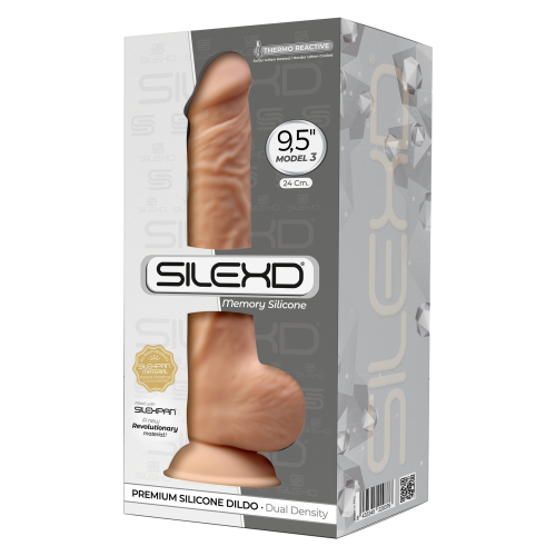 Silexd 9.5" Model 3 - Flesh, Thermo Reactive Premium Silicone Memory HUSH Canada 1