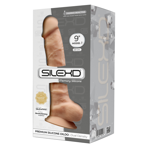 Silexd 9" Model 1 - Flesh, Thermo Reactive Premium Silicone Memory HUSH Canada 1