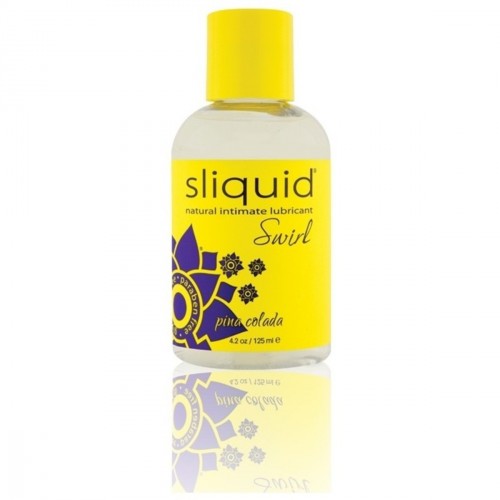 Sliquid Naturals Swirl Gel Lubricant Pina Colada 4.2 oz