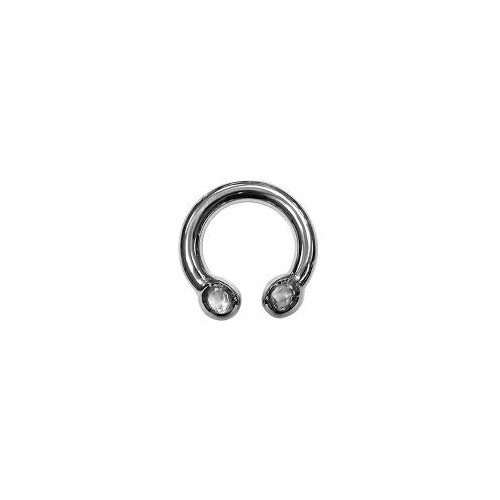 Rouge Stainless Steel Horseshoe Cock Ring - 50mm