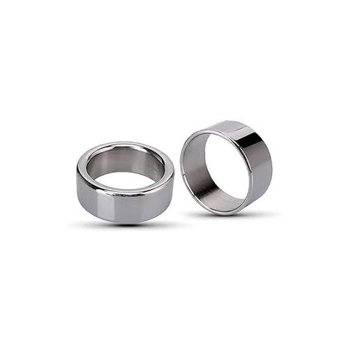 Rouge Stainless Steel Plain Cock Ring - 15mm Thick