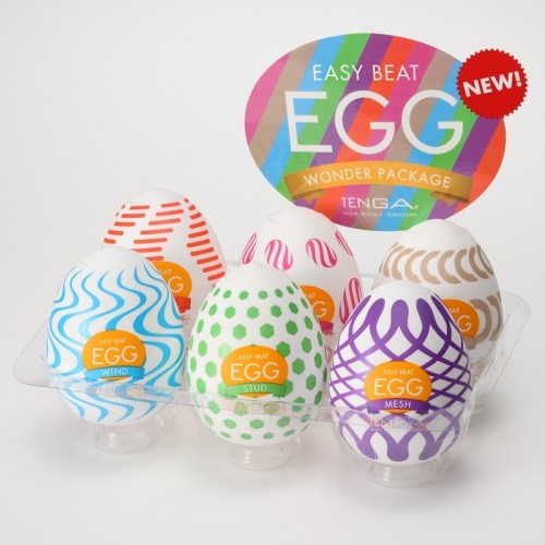Tenga Egg Carton Disposable Masturbator Egg Wonder 6 Pack
