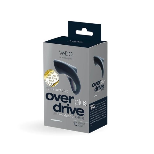 VeDO Over Drive Plus Rechargeable Erection Ring Black