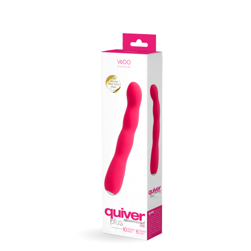 Vedo Quiver Plus Rechargeable Vibe Pink HUSH Canada
