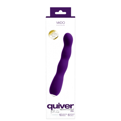Vedo Quiver Plus Rechargeable Vibe Purple