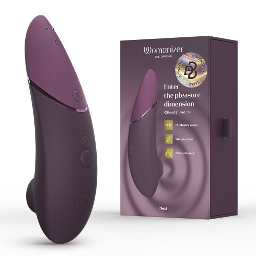 Womanizer Next 3D Pleasure Air Stimulator with Climax Control Deep Purple