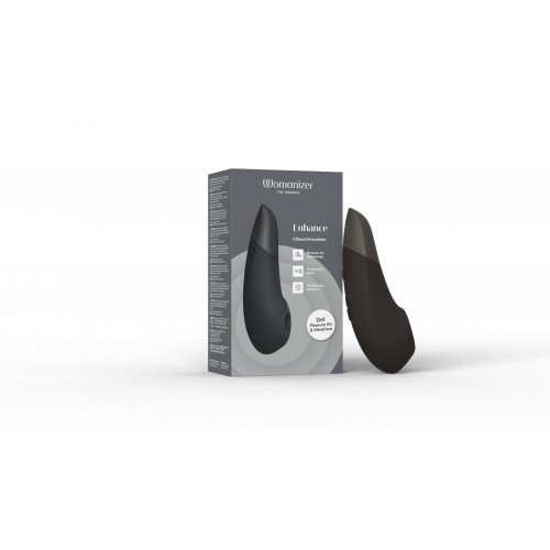 Womanizer Enhance 2-in-1 Clitoral Stimulator with Pleasure Air & Vibrations Black
