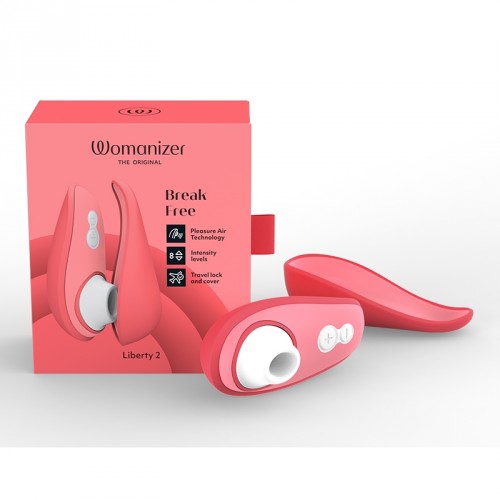 Womanizer Liberty 2 Clitoral Massager Vibrant Rose