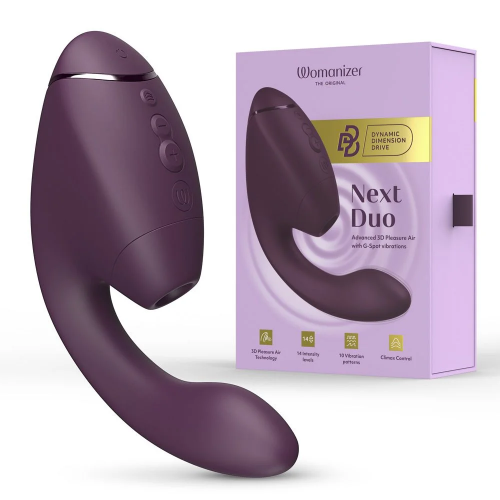 Womanizer Next Duo Dual Stimulator Dark Purple