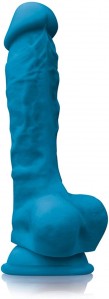 NS Novelties Colours Pleasures 7" Dildo Blue