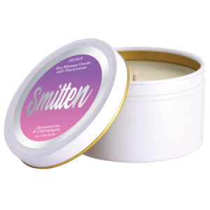 Classic Brands Jelique Massage Candle 4 oz Smitten Strawberry & Champagne