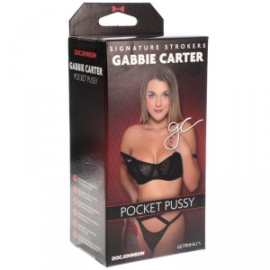 Doc Johnson Gabbie Carter ULTRASKYN Pocket Pussy Masturbator HUSH Canada 2