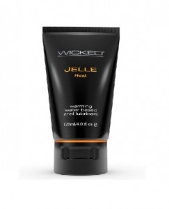Wicked Jelle Heat Anal Gel Lubricant 4.0oz