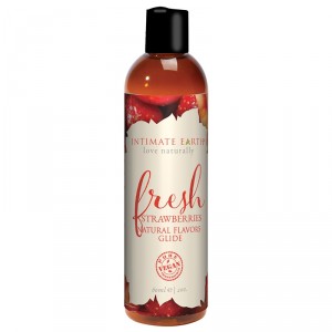Intimate Earth Fresh Strawberries Oral Pleasure Glide 2oz