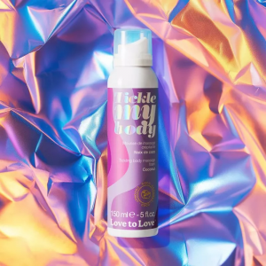 Love to Love Tickle My Body Massage Foam 150mL Coconut