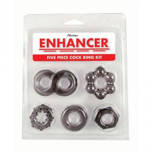 Nasstoys Enhancer 5 Piece Cockring Set Black