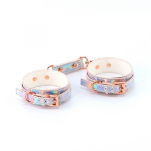 NS Novelties Cosmo Bondage Wrist Cuffs Rainbow