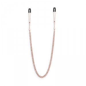 NS Novelties Bound Nipple Clamps DC3 Rose Gold
