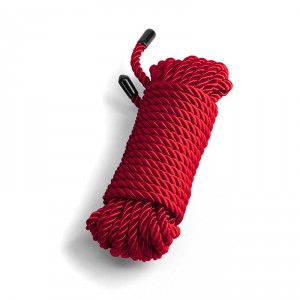 NS Novelties Bound Rope 25 Feet Red 