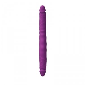 NS Novelties Colours Double Pleasures 12" Double Dildo Purple