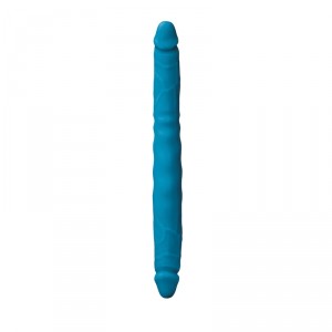 NS Novelties Colours Double Pleasures 12" Double Dildo Blue