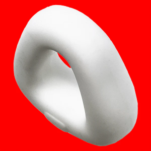 Oxballs Zoid Up Tugging Bulgering Hunky Junk Cock Ring White Ice