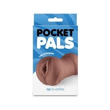 NS Novelties Pocket Pals - Vagina Stroker - Brown
