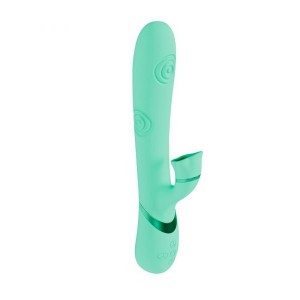 Shots Vive Fiore Triple Motor G-Spot Air Wave Vibe Green