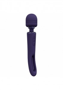 Shots Vive Kiku Double Wand with G-Spot Flapping Purple