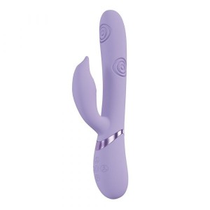 Shots Vive Pallina Triple Motor G-Spot Beaded Vibe Lavender